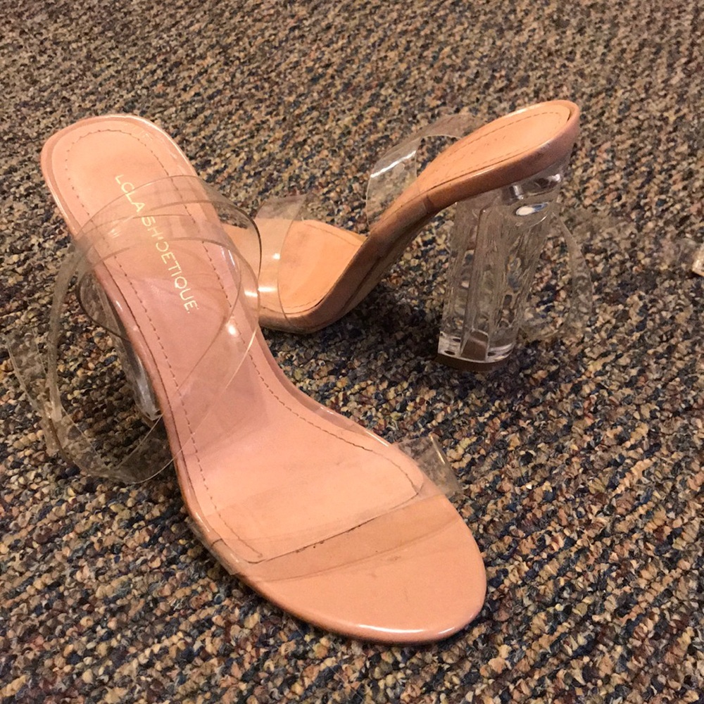 Trendy Clear Heels
